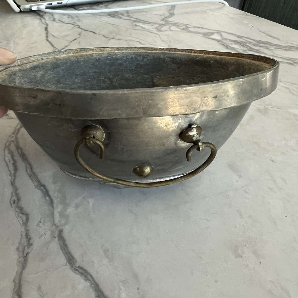 Petite Metal and‎ brass Planter